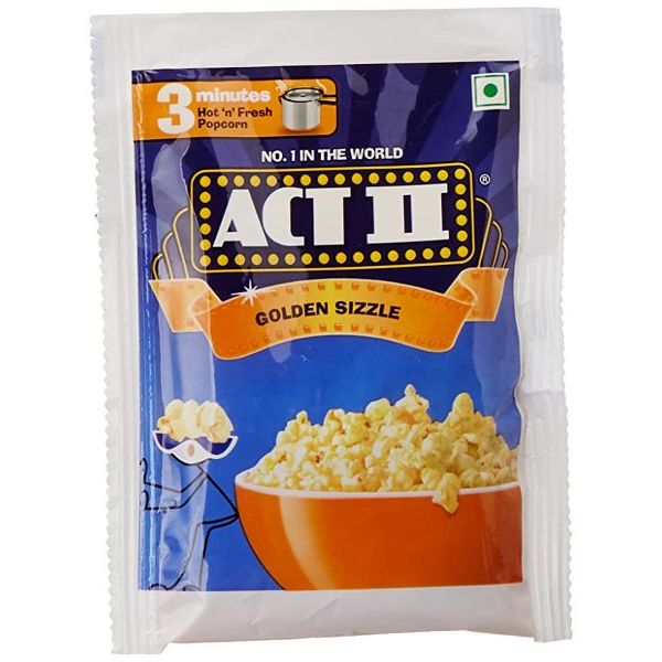 Act II Golden Sizzle Popcorn 40g