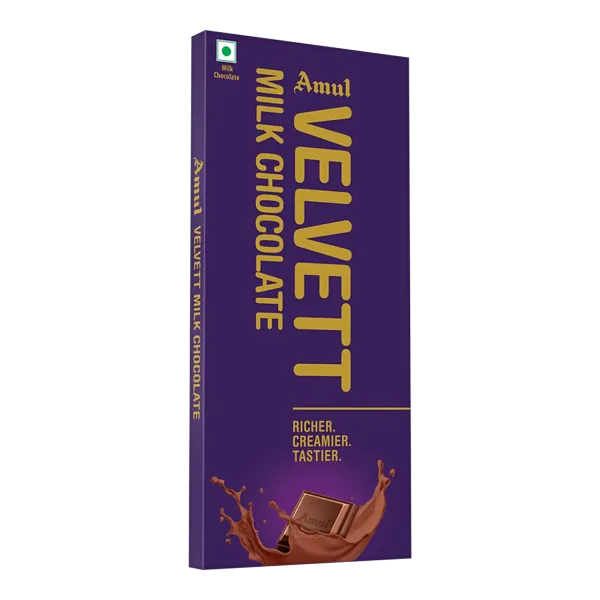 Amul Velvet Milk Chocolate 150g