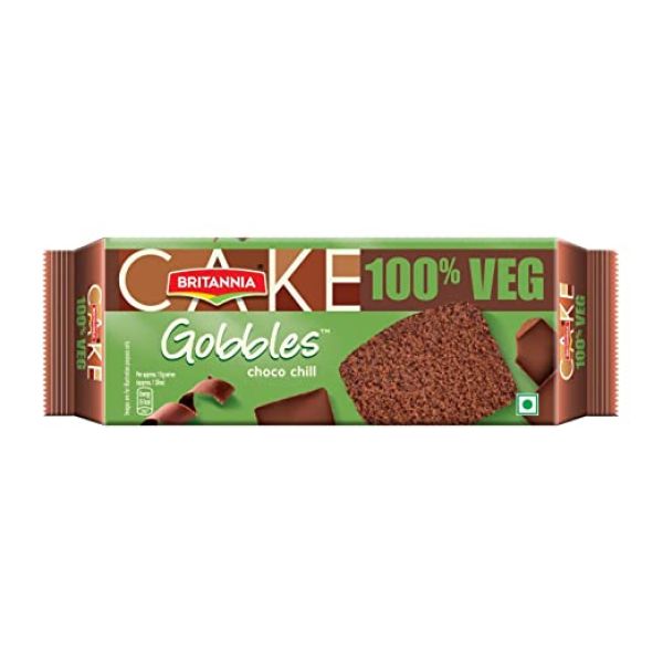 Britannia Gobbles Choco Chill Veg Cake 64g