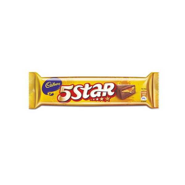 Cadbury 5 Star Chocolate Bar 42g