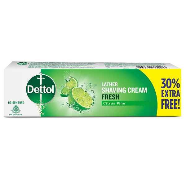 Dettol Lather Shaving Cream Fresh 78g