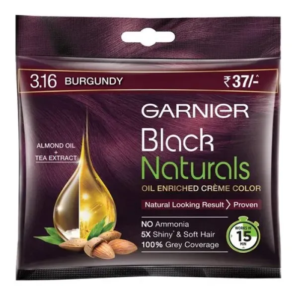 Garnier Black Naturals 3.16 Burgundy 20ml+20g