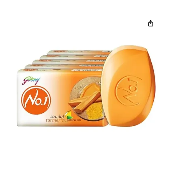 Godrej No. 1 Sandal Soap 4+1U*100g