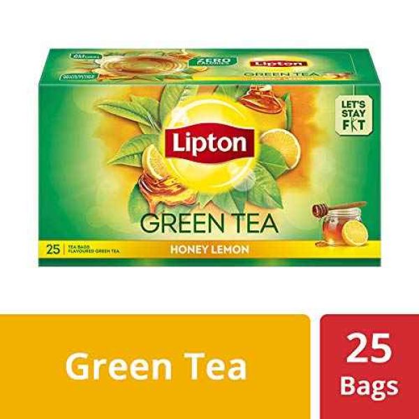 Lipton Honey Lemon Green Tea Bag 25 pcs
