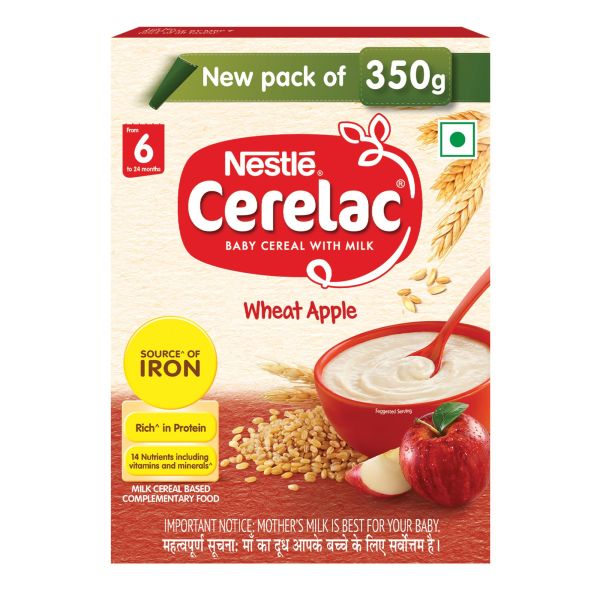 Nestle Cerelac Wheat Apple Carrot 6M+ 300g