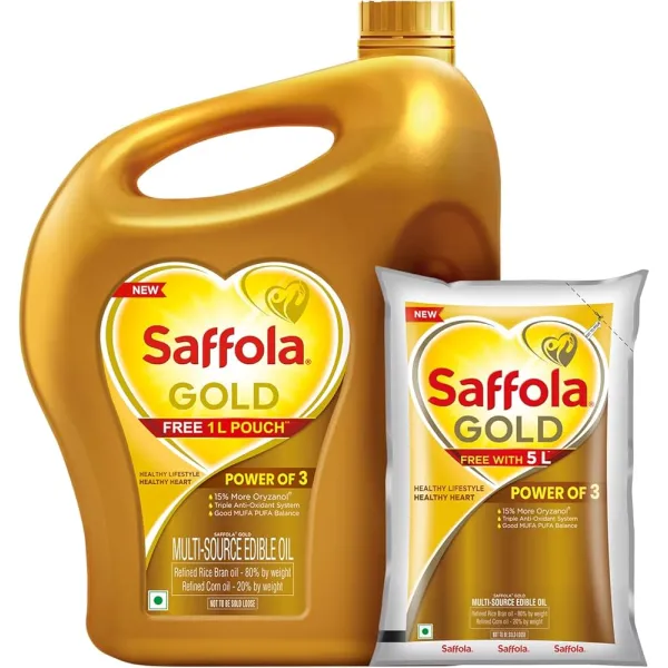 Saffola Gold Blended Vegetable Oil 5L