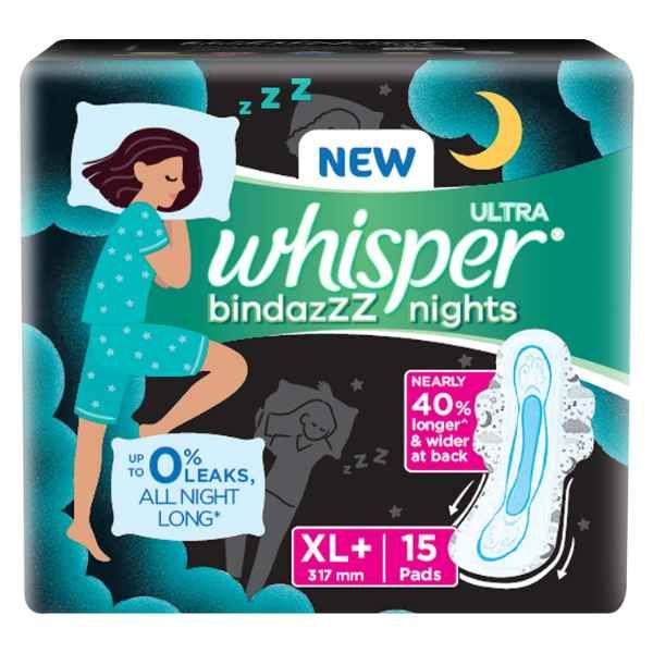 Whisper Ultra Bindazz Nights 15pads