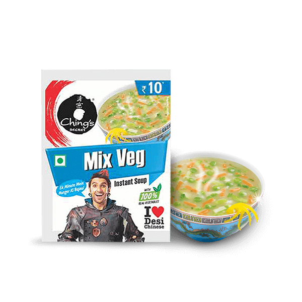 Ching's Mix Veg Instant Soup 12g