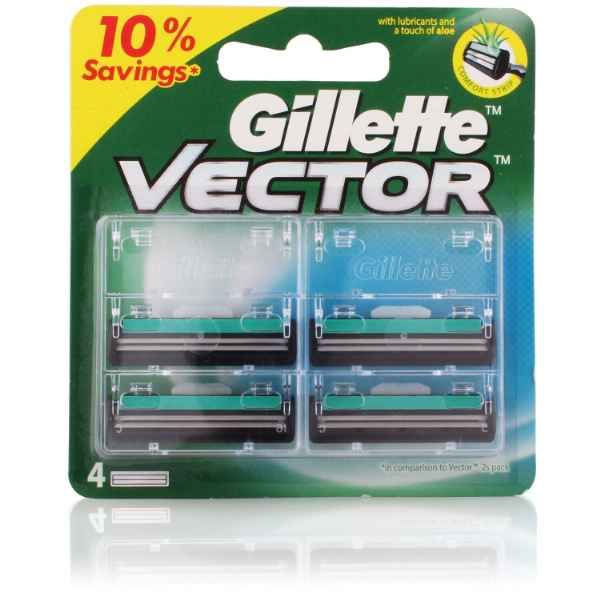 Gillette Vector+ Cart 4pc